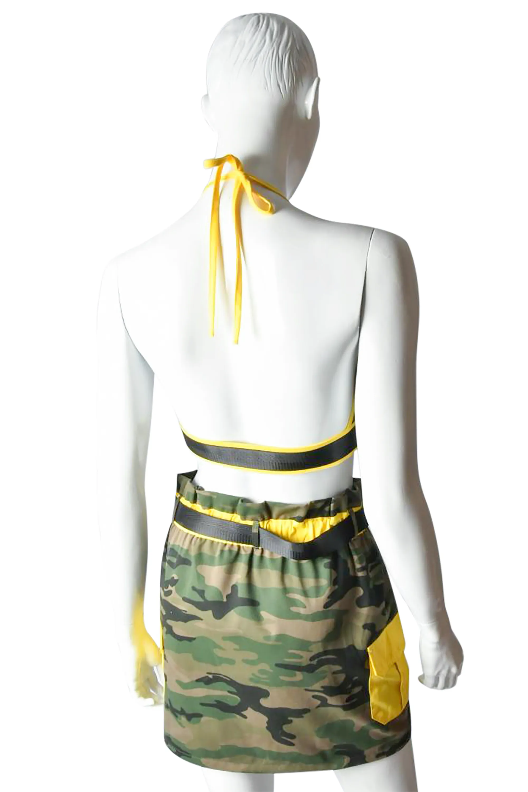 G.I. Sexy Camo Print Two Piece Skirt Set