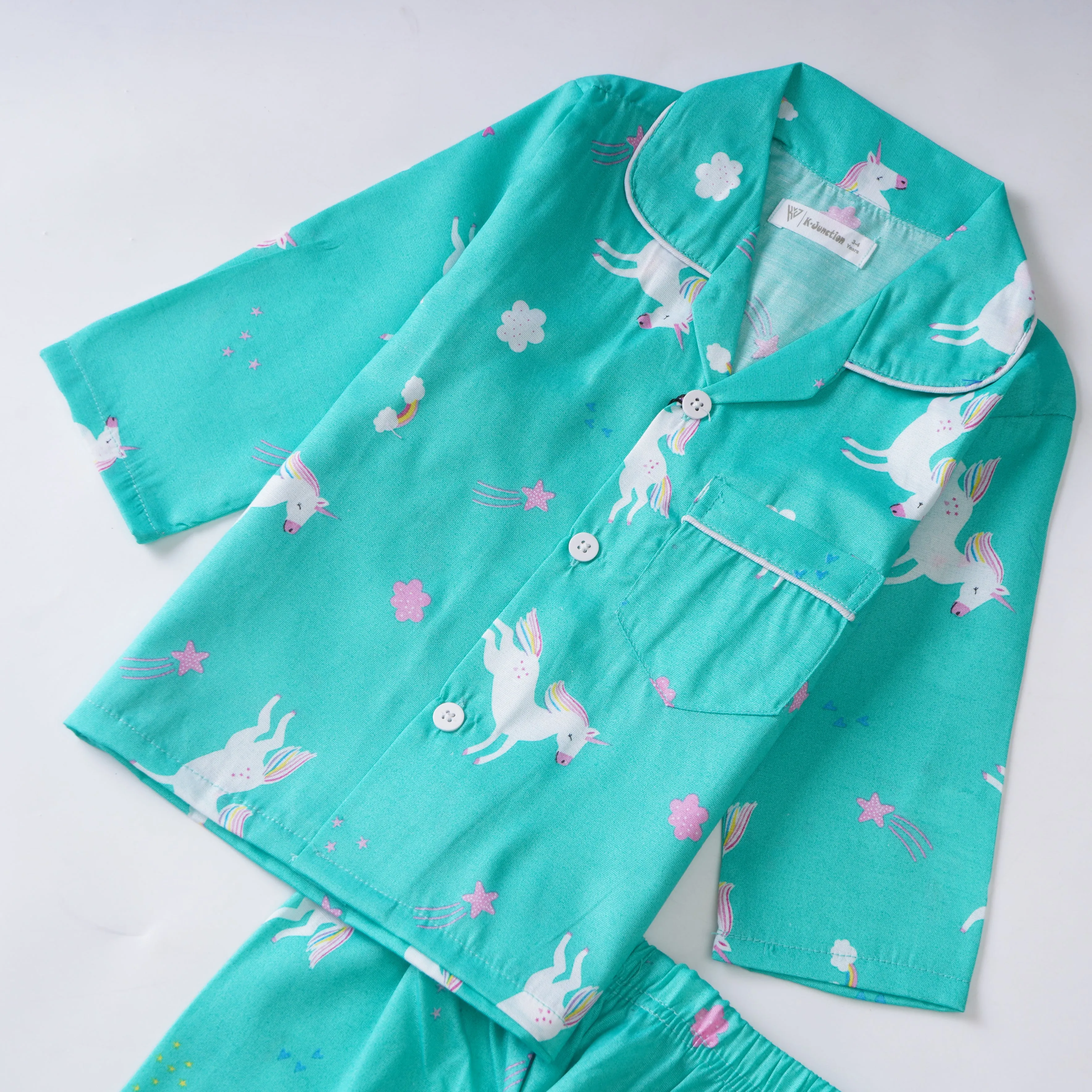 Girls Full sleeves Nightsuit (303)