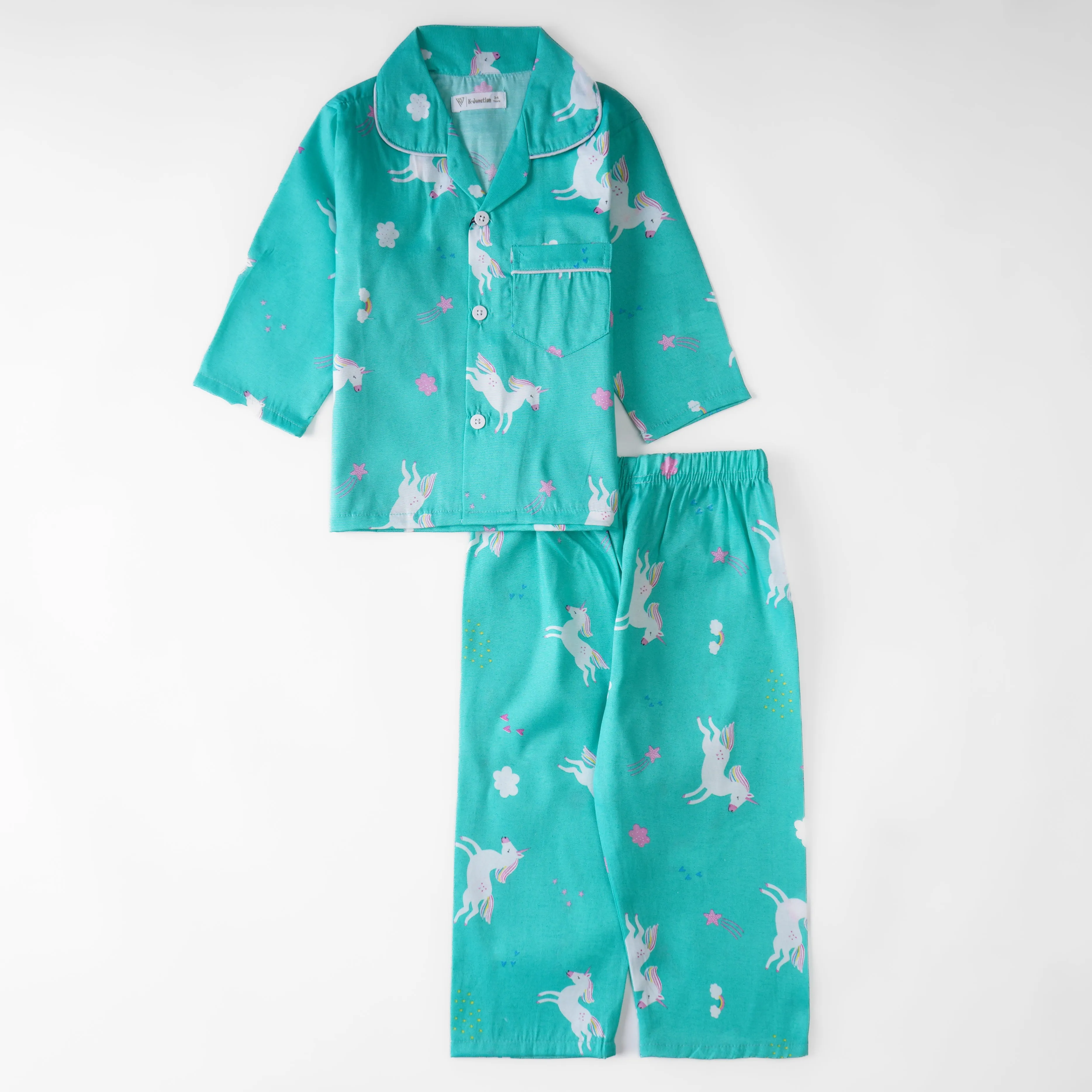 Girls Full sleeves Nightsuit (303)
