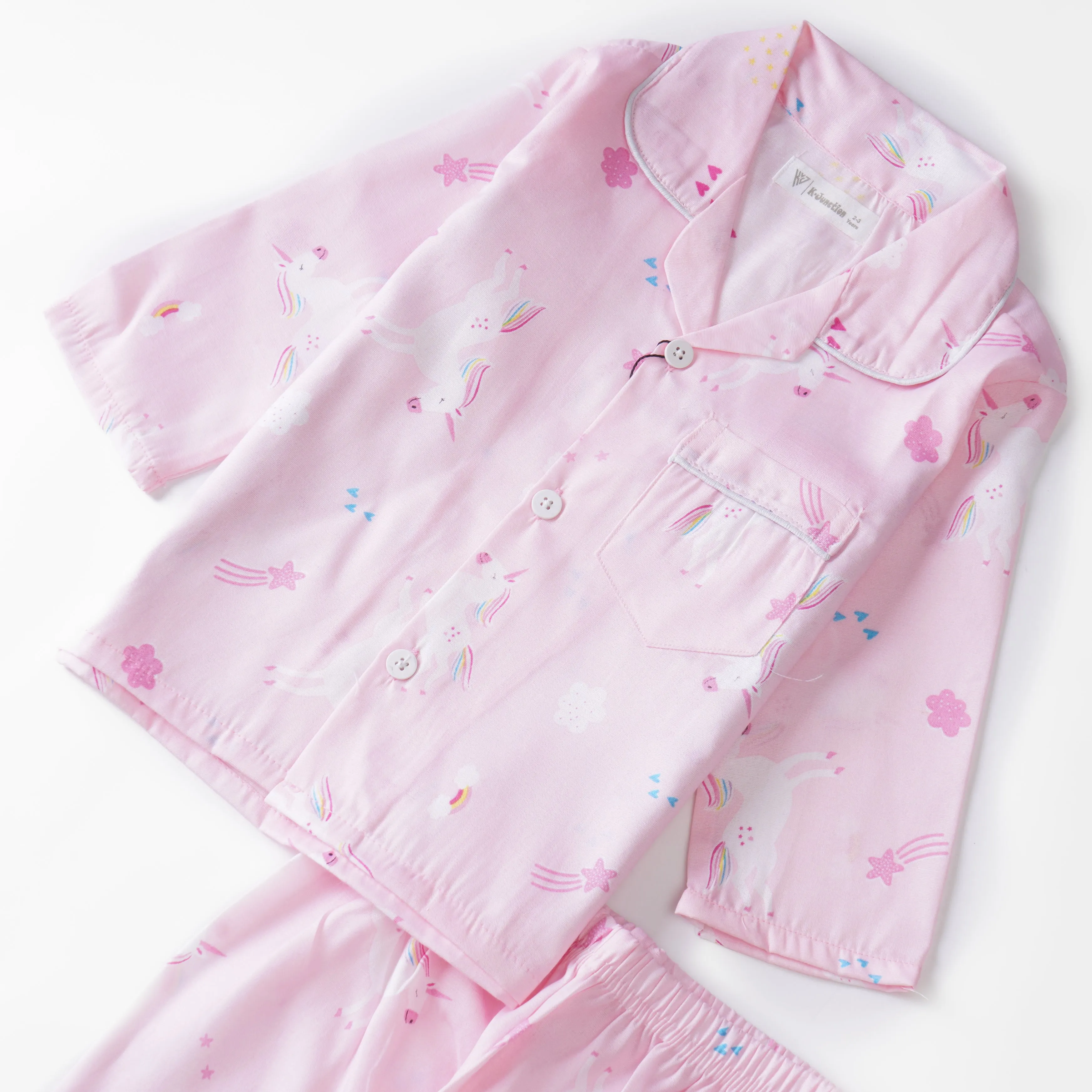 Girls Full sleeves Nightsuit (303)