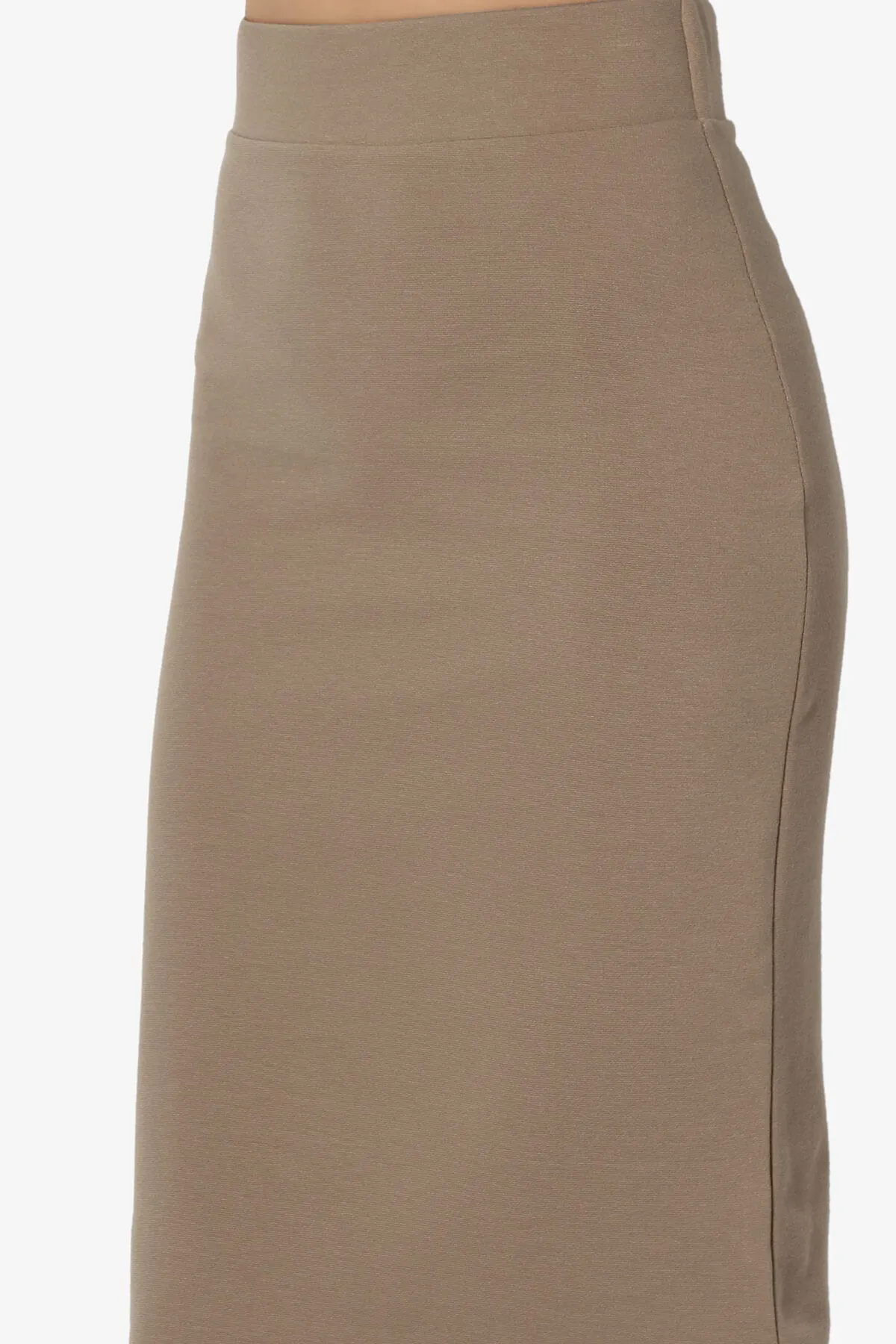 Gisele Ponte Basic Knee Pnecil Skirt PLUS