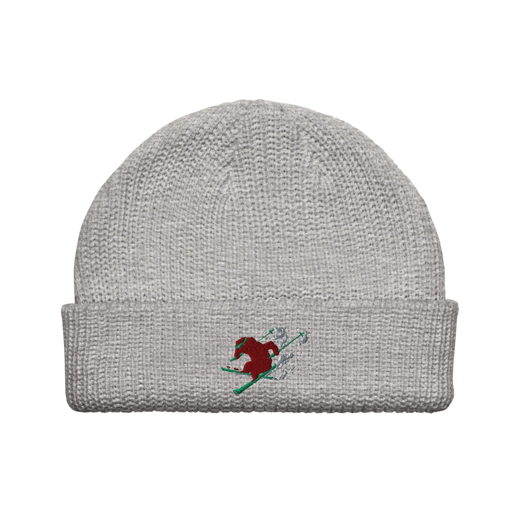 Goldie the Skiing Grizzly short beanie