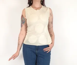 Gorman white cotton knit top size 12
