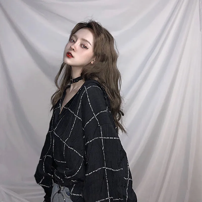 Harajuku long sleeve shirt KF30399