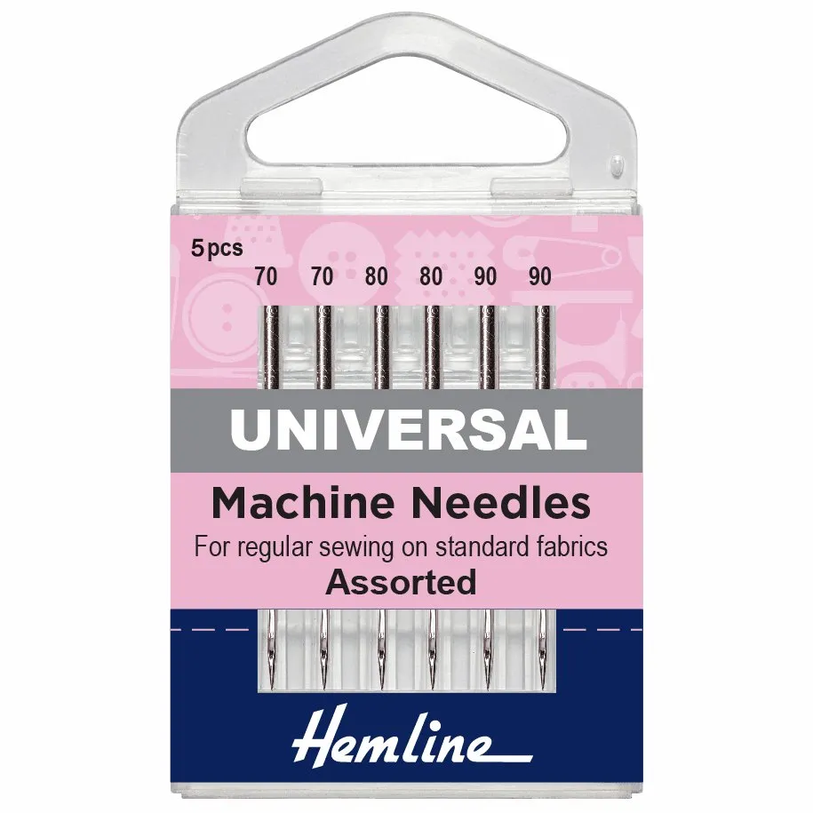 Hemline Universal Machine Needles - Assorted