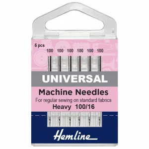 Hemline Universal Machine Needles - Heavy - 100/16