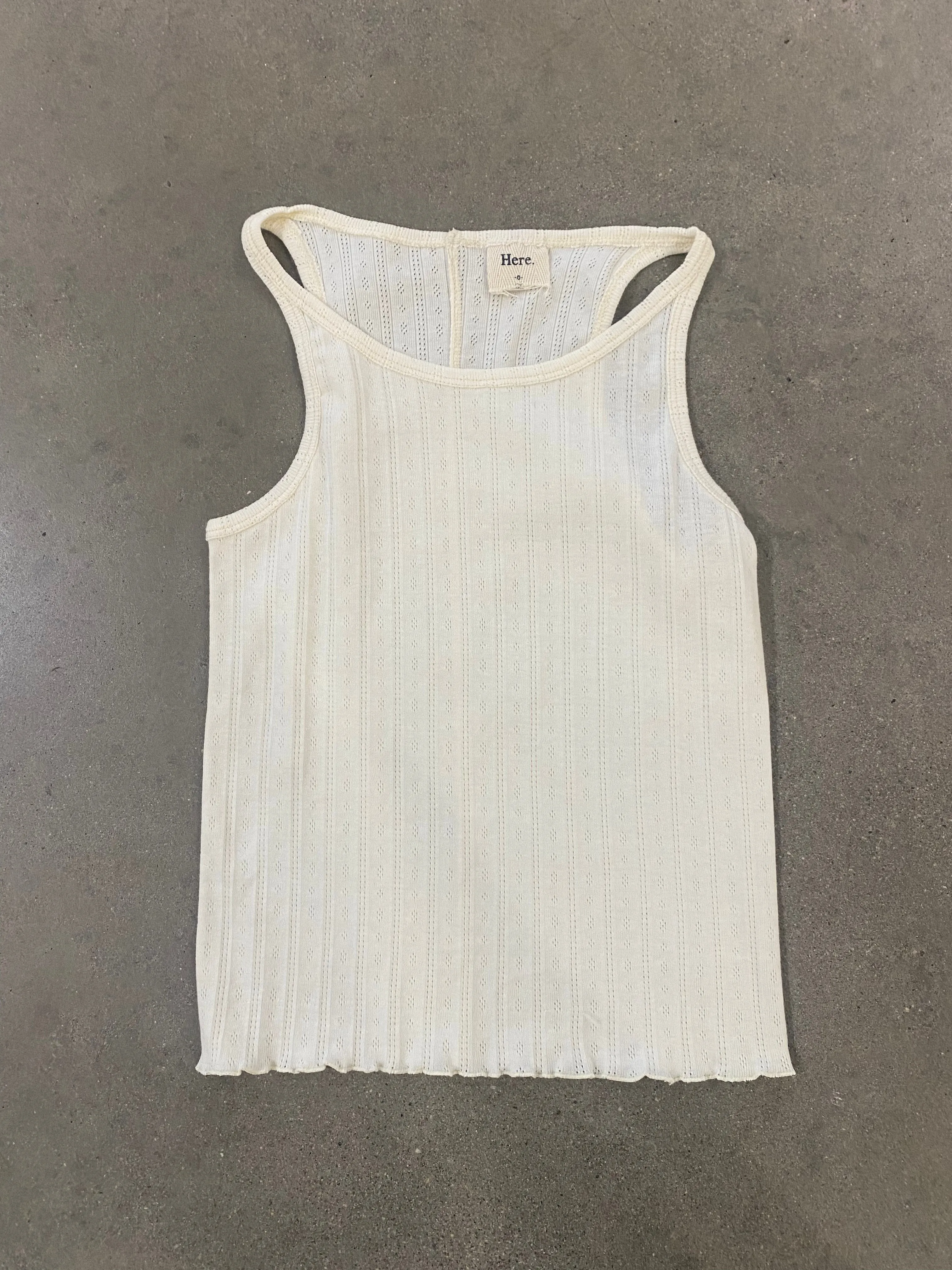 Here. - Pointelle Tank