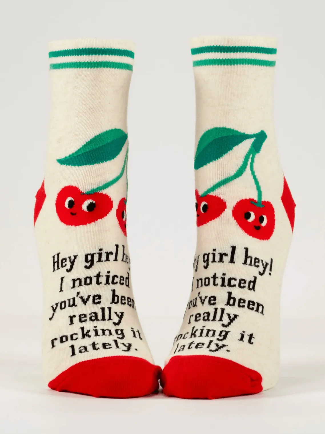 Hey Girl Hey! I Noticed You've Been Really Rocking It Lately. W-Ankle Socks