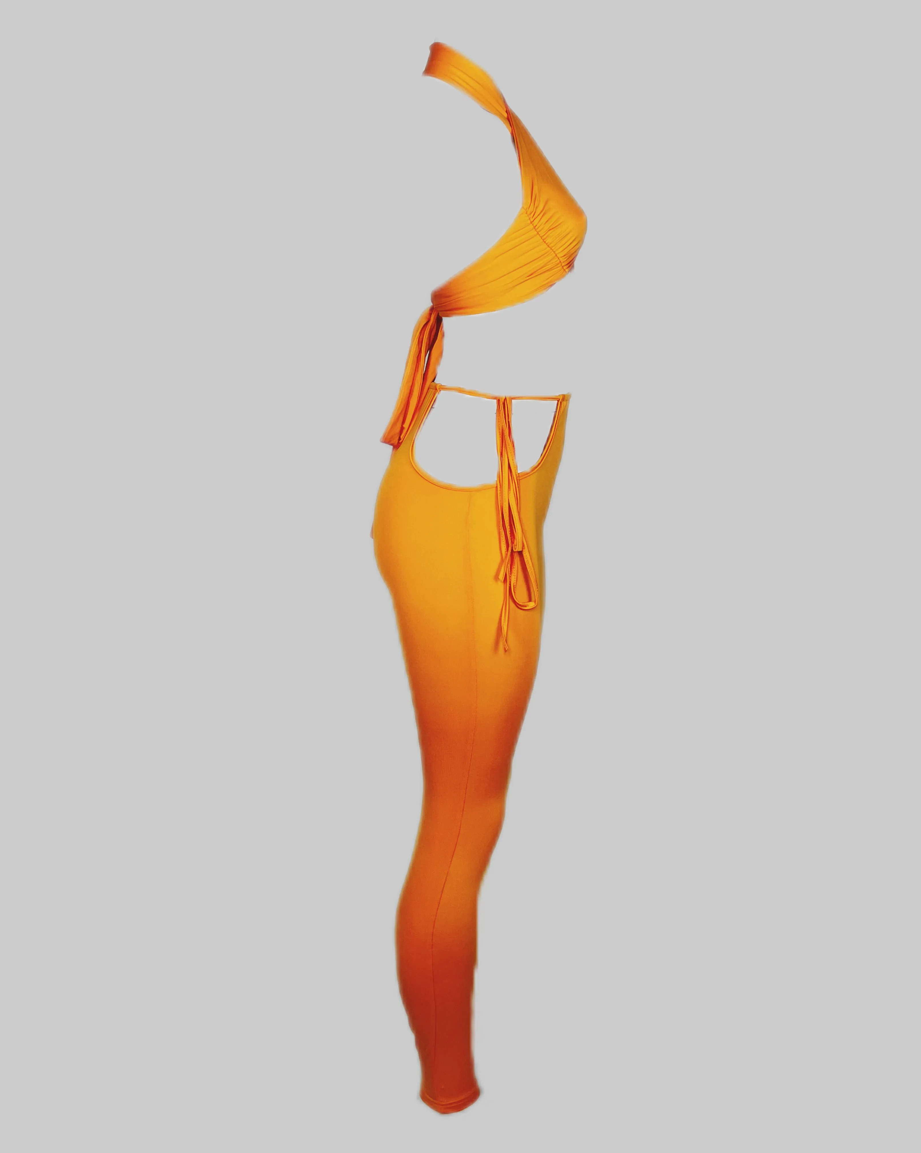Hips Don't Lie Skirt Set - Orange