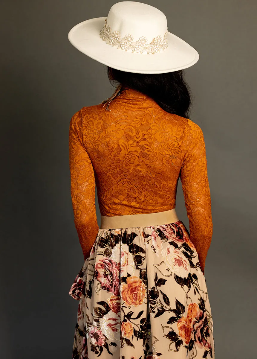 Iris Top in Spice
