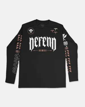 IWA CREW Black UPF50 Dri-Fit Longsleeve