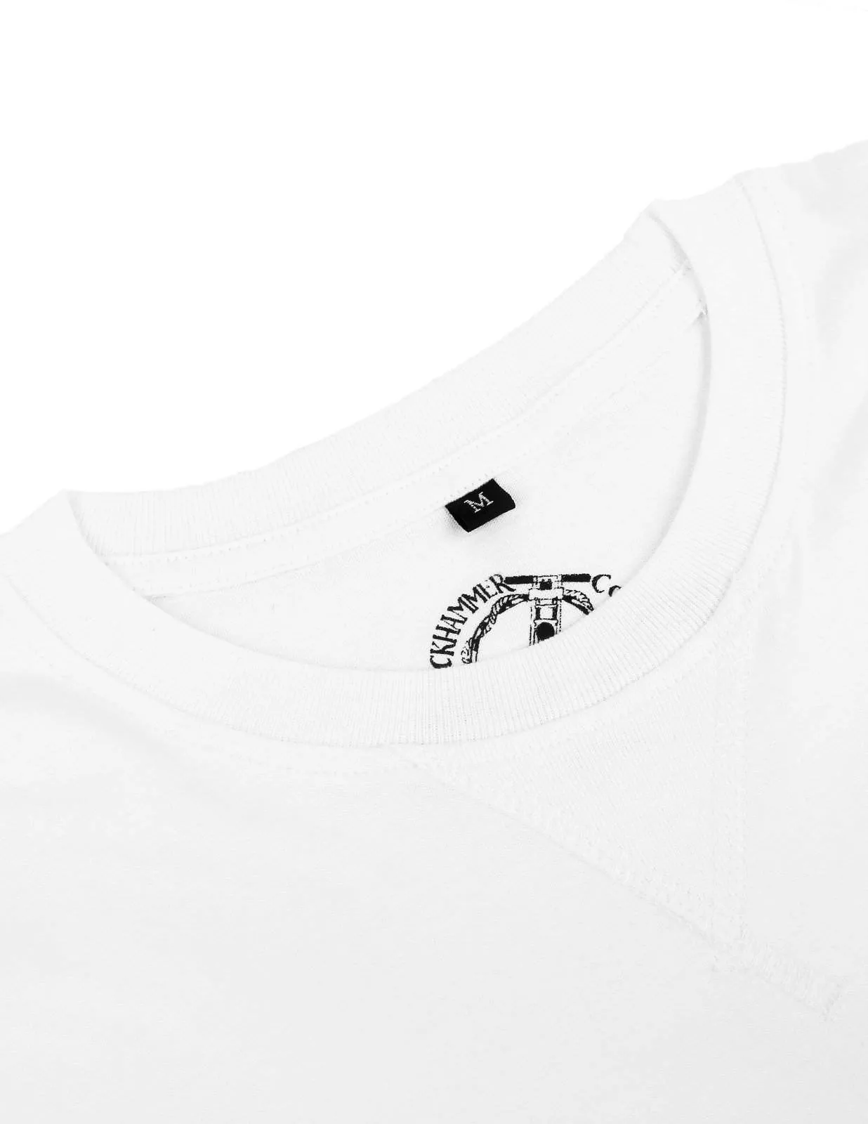 Jackhammer Basic Crewneck Tee White