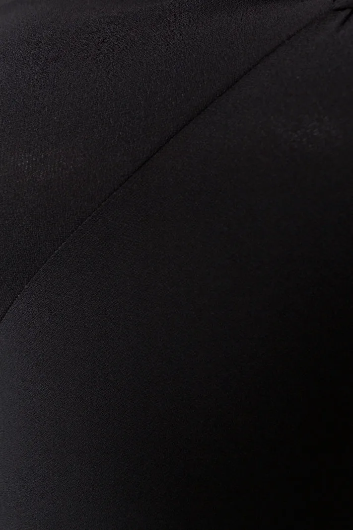 JASINA LONG SLEEVE BODYSUIT - Black