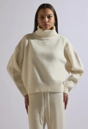 Jessie Cream Sweater Wool Set