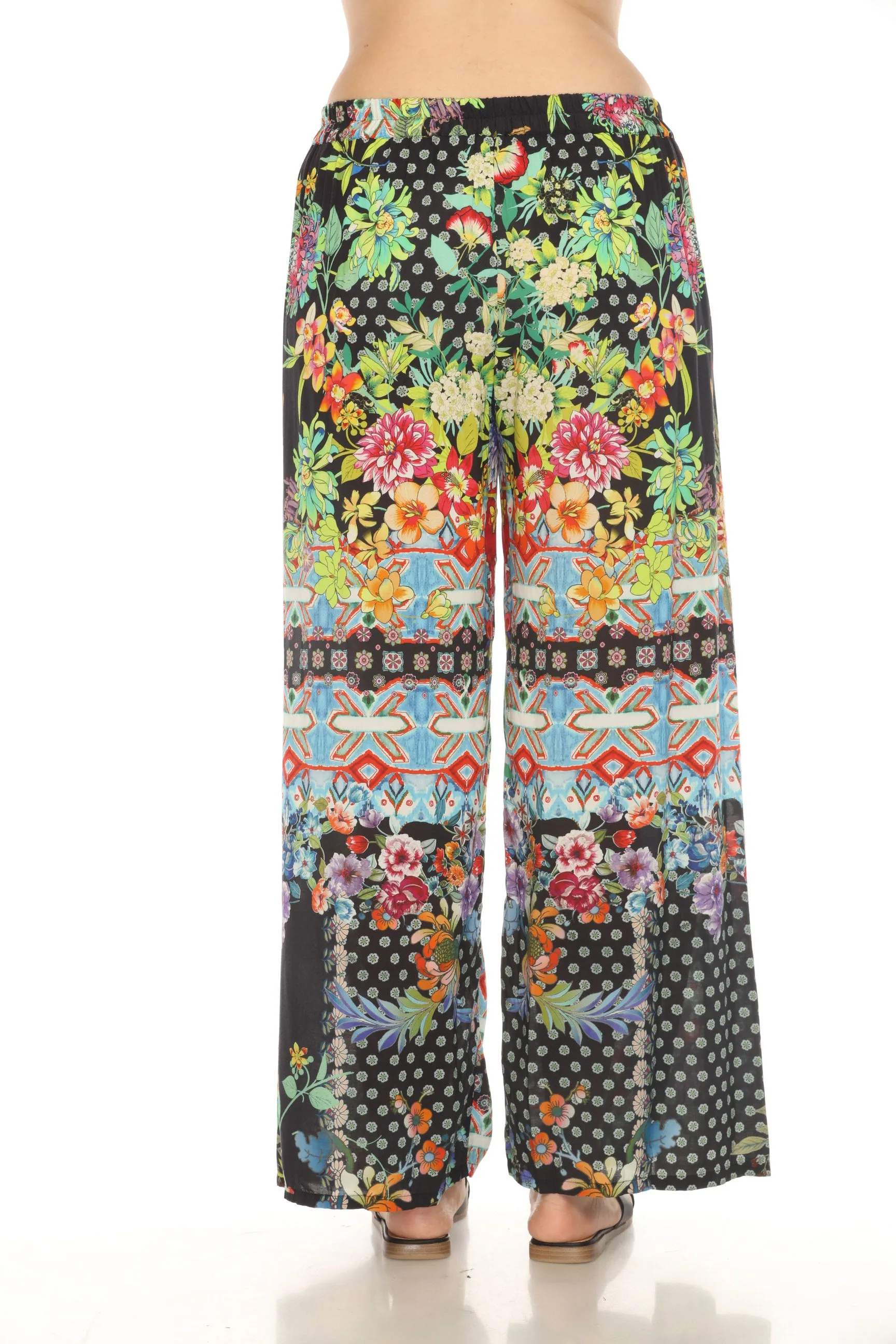 Johnny Was Black Dreamer Wrap Pants CSW6620-M