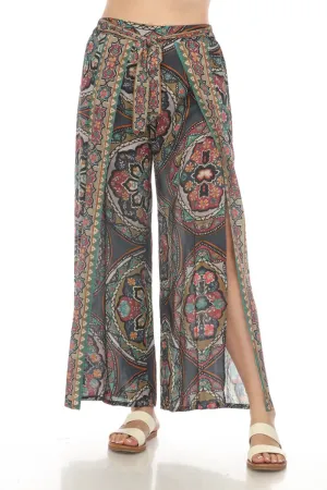 Johnny Was Spezia Cover-Up Wrap Pants Boho Chic CSW4620-J