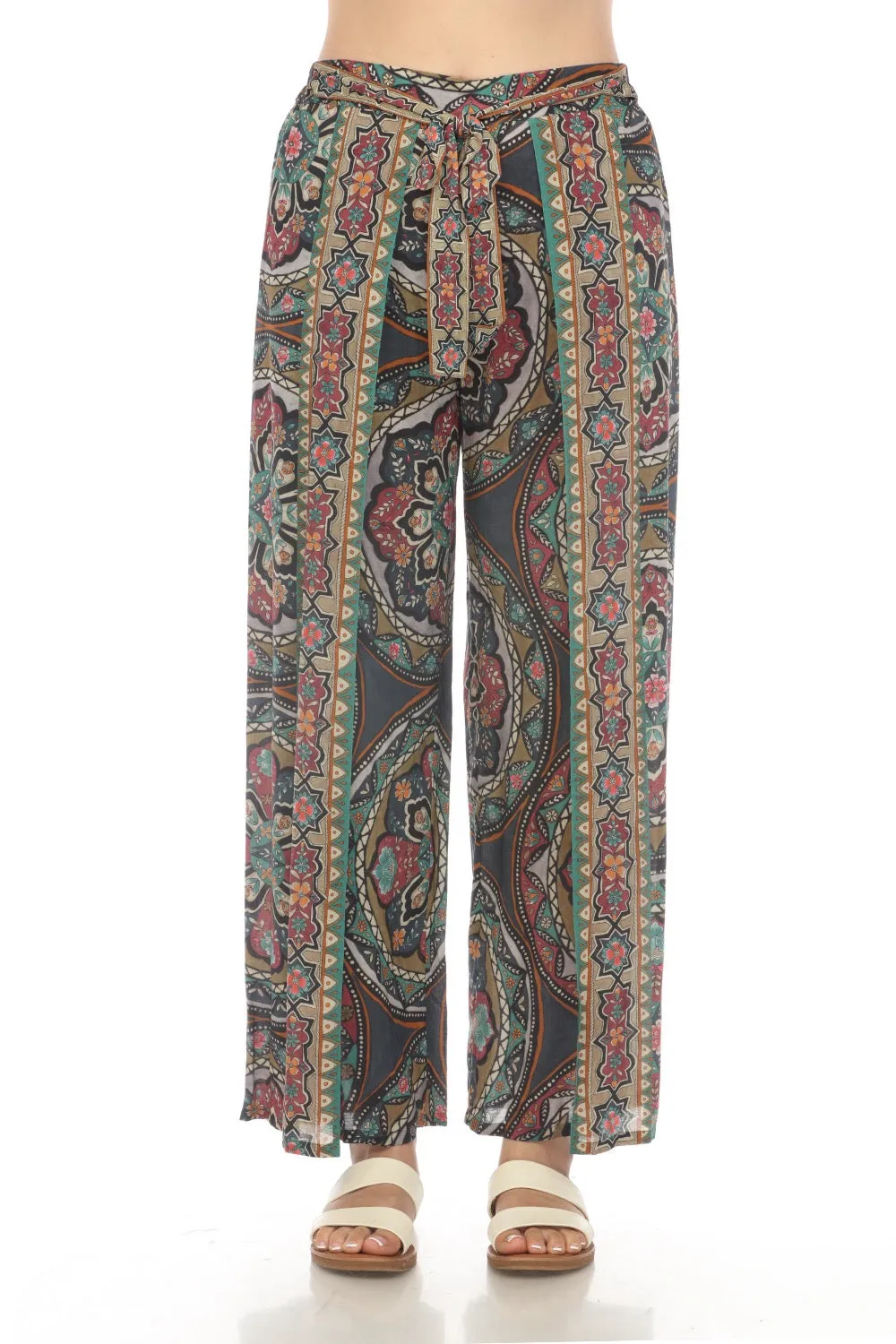 Johnny Was Spezia Cover-Up Wrap Pants Boho Chic CSW4620-J