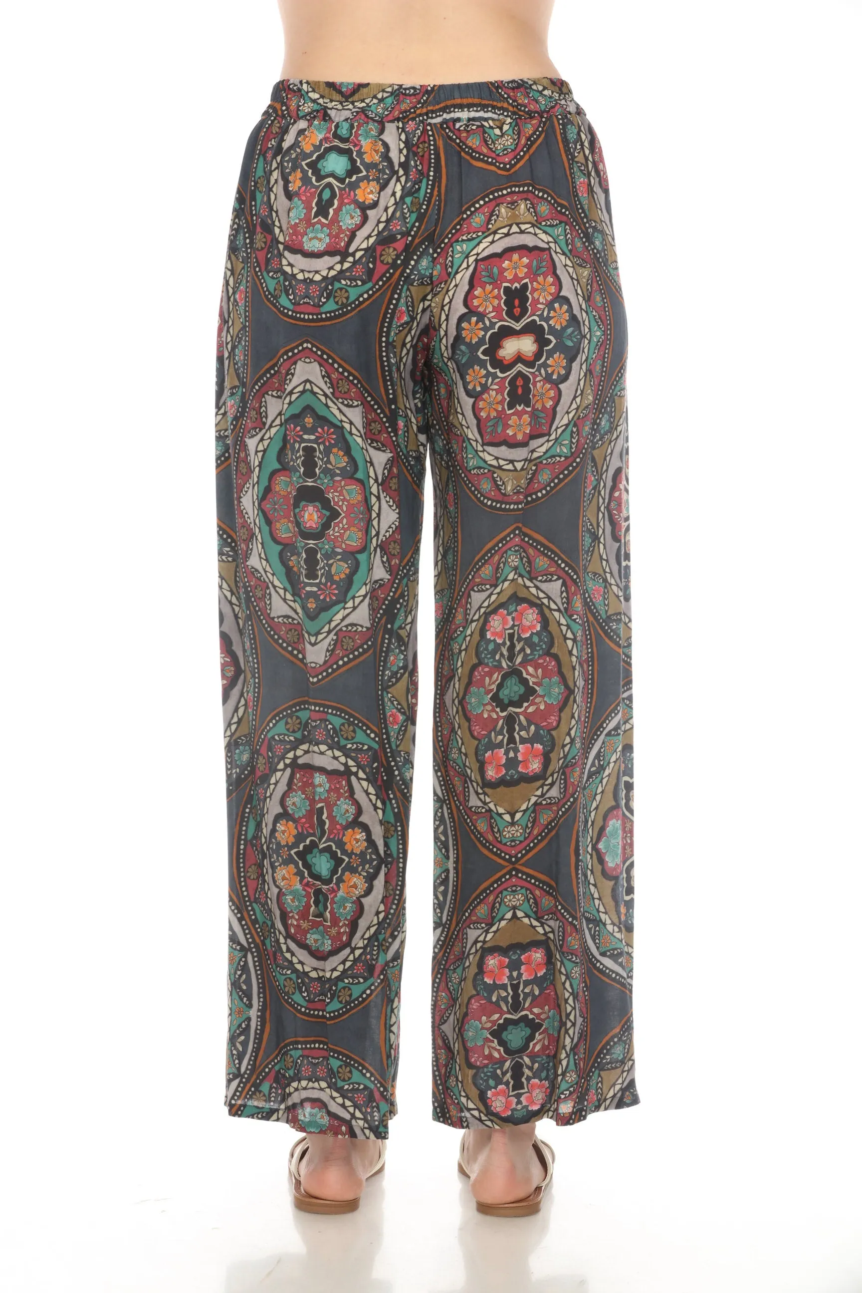 Johnny Was Spezia Cover-Up Wrap Pants Boho Chic CSW4620-J