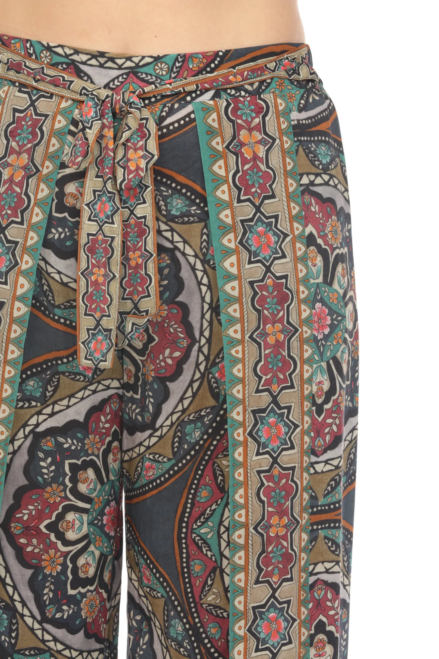 Johnny Was Spezia Cover-Up Wrap Pants Boho Chic CSW4620-J