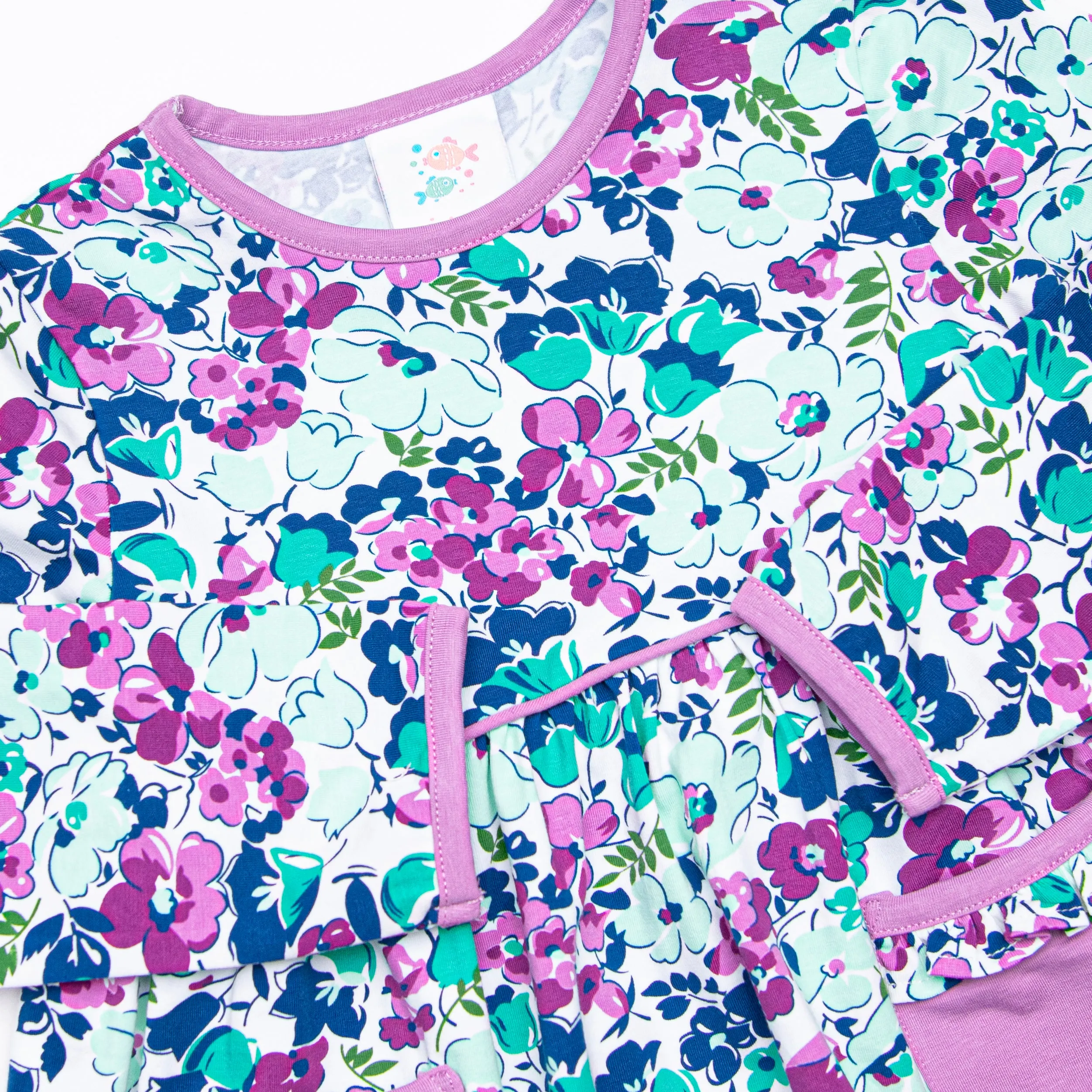 Josie Legging Set, Purple Floral