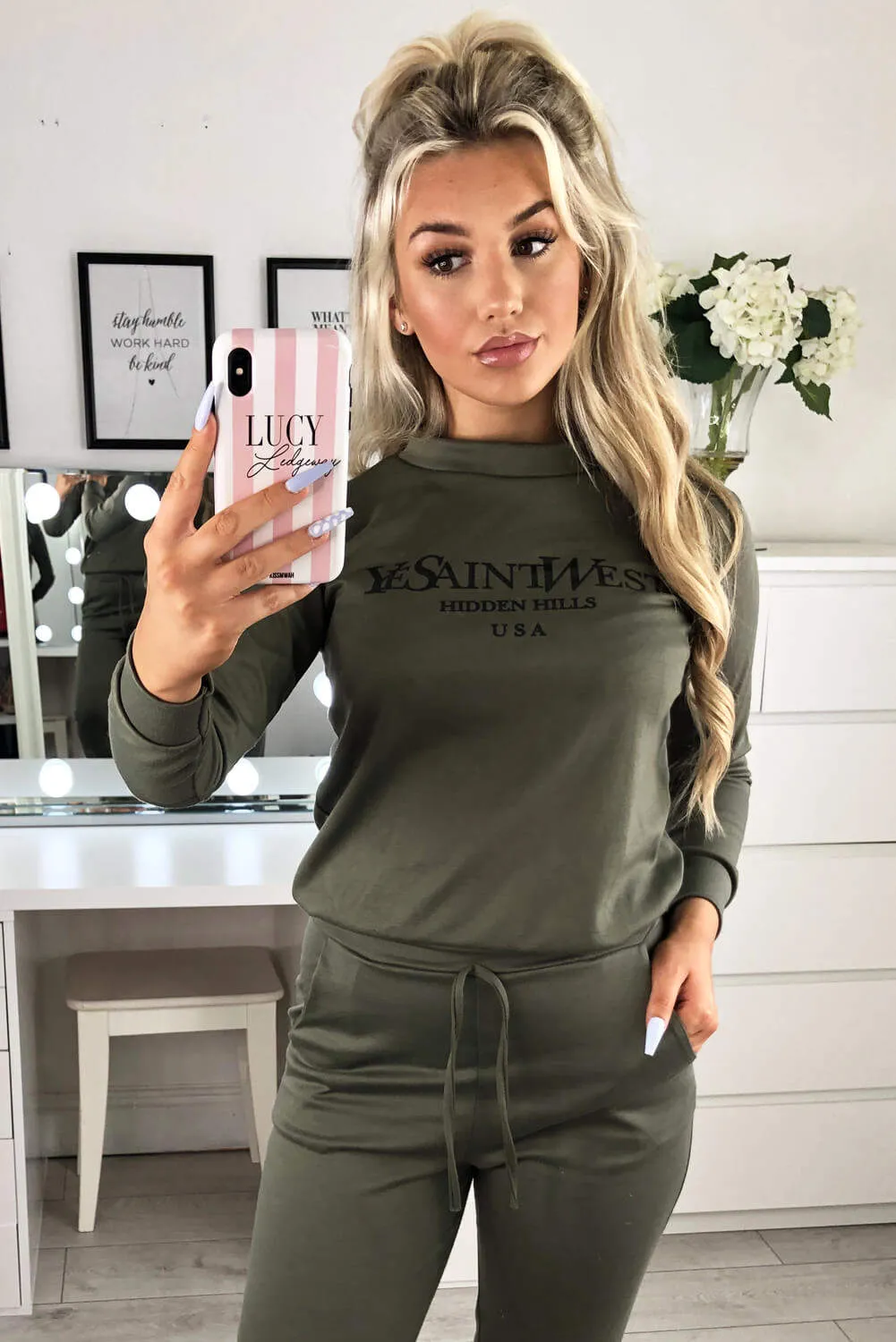 Khaki YSW Loungewear Set
