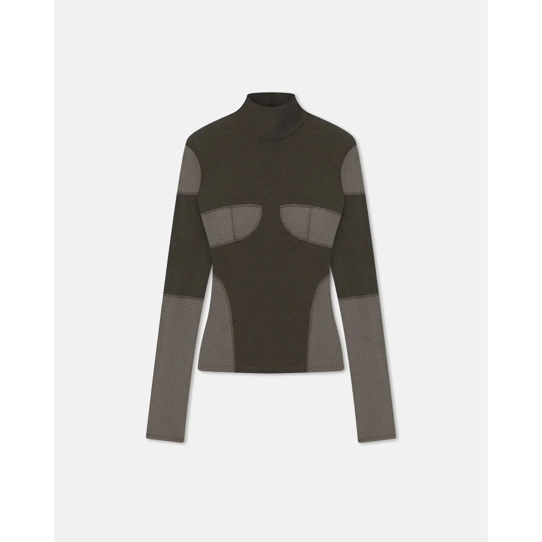 KLARIS PATCHWORK JERSEY TOP
