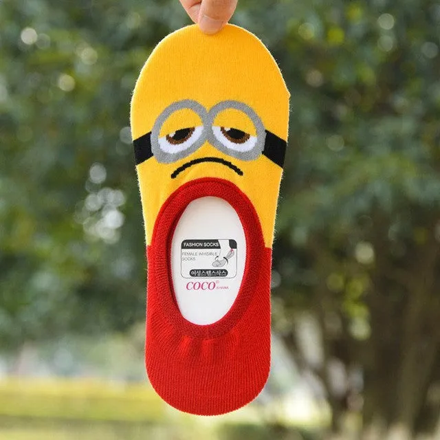 Ladies' Invisible Minions Ankle Socks - 5 Variants