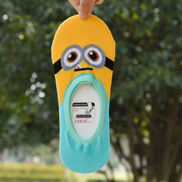Ladies' Invisible Minions Ankle Socks - 5 Variants