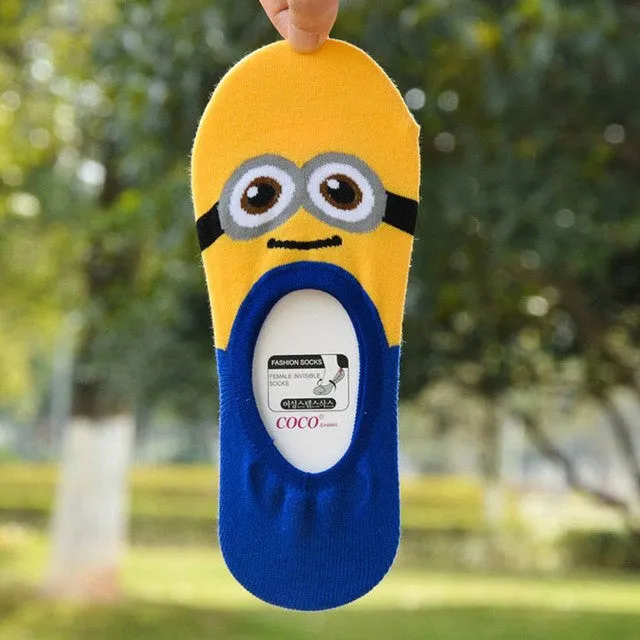 Ladies' Invisible Minions Ankle Socks - 5 Variants