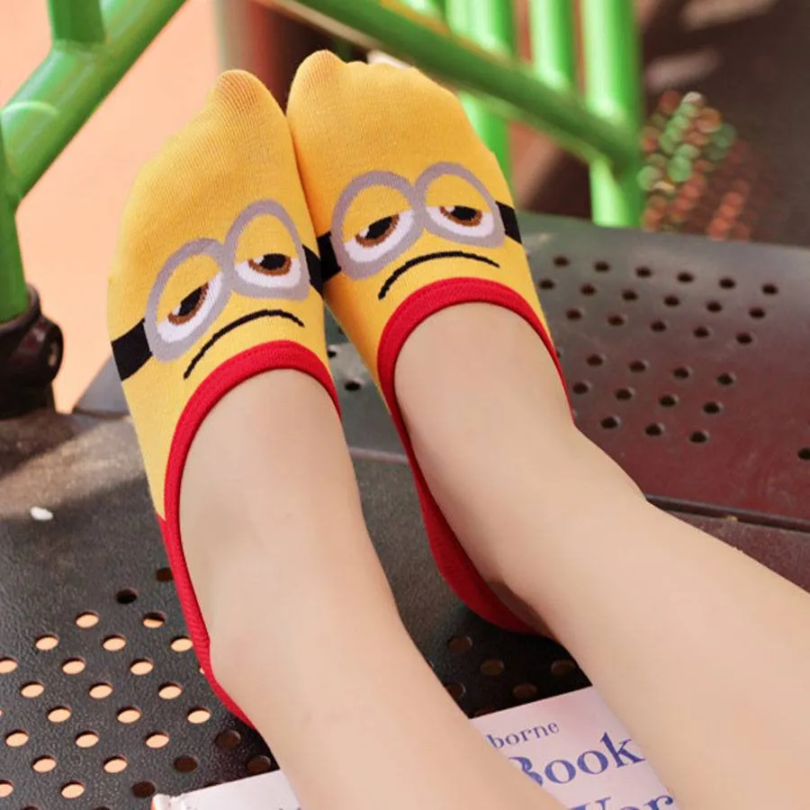 Ladies' Invisible Minions Ankle Socks - 5 Variants