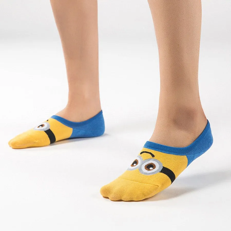 Ladies' Invisible Minions Ankle Socks - 5 Variants