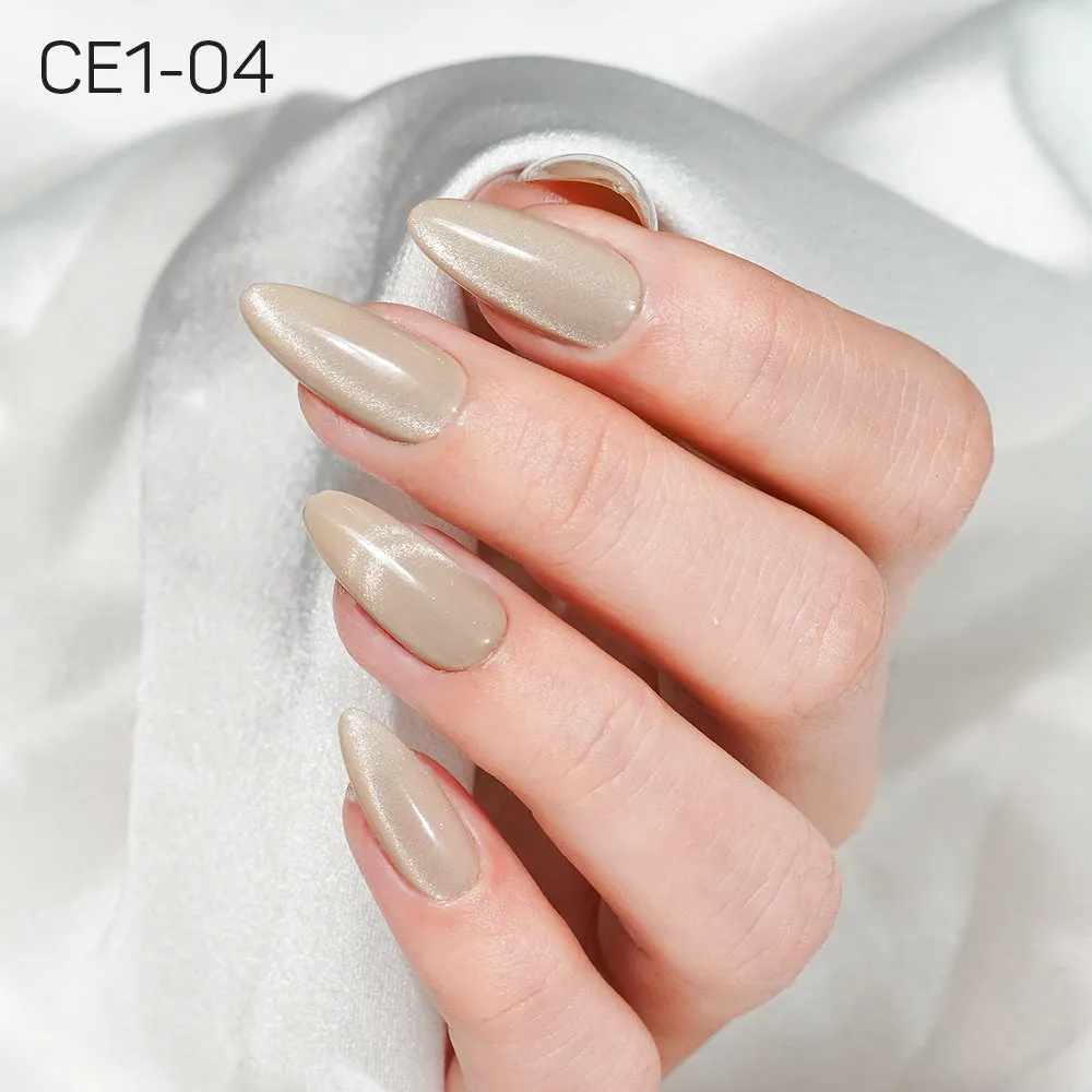 LAVIS Cat Eyes CE1 - Set 12 Colors - Gel Polish 0.5 oz - COZY CASHMERE Collection