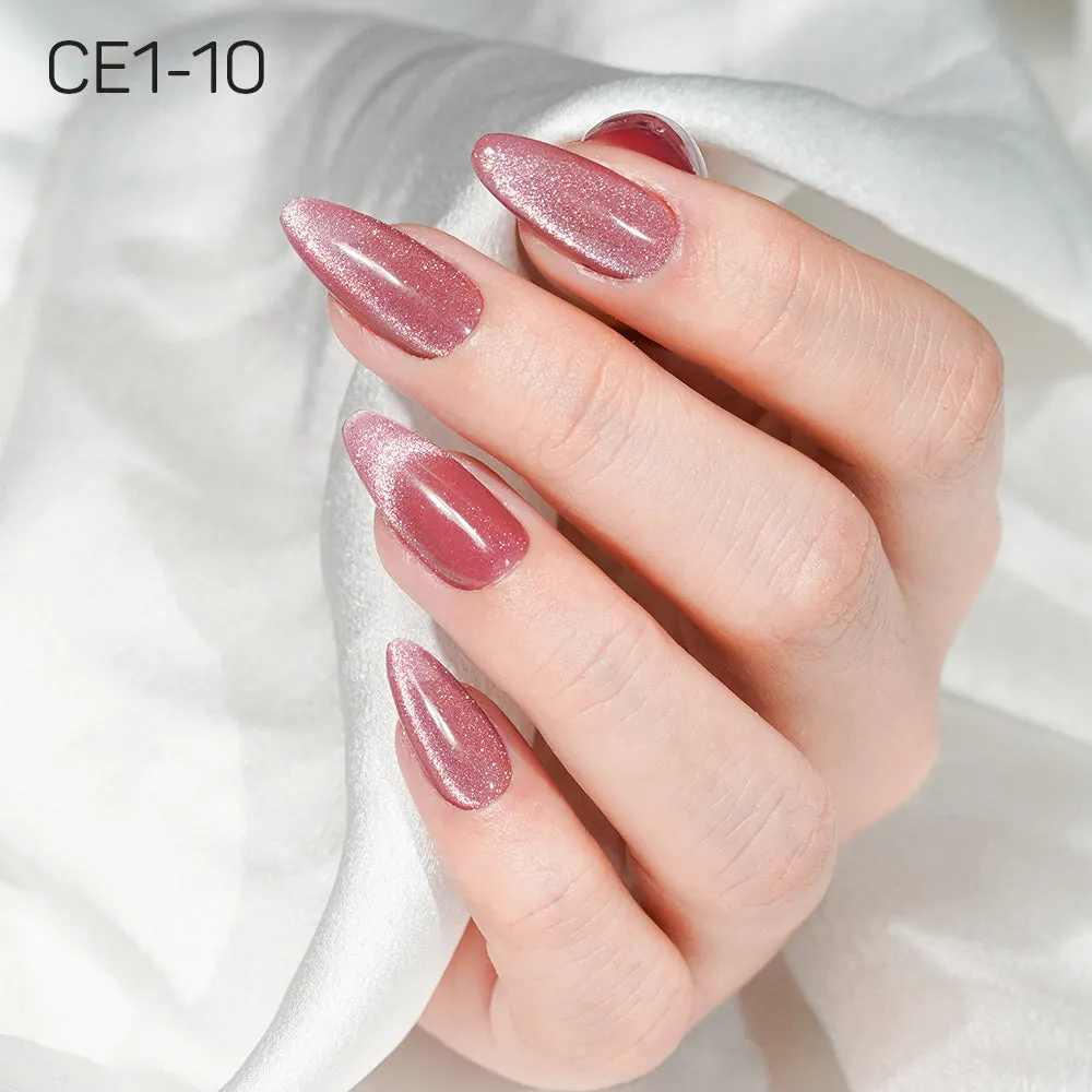 LAVIS Cat Eyes CE1 - Set 12 Colors - Gel Polish 0.5 oz - COZY CASHMERE Collection