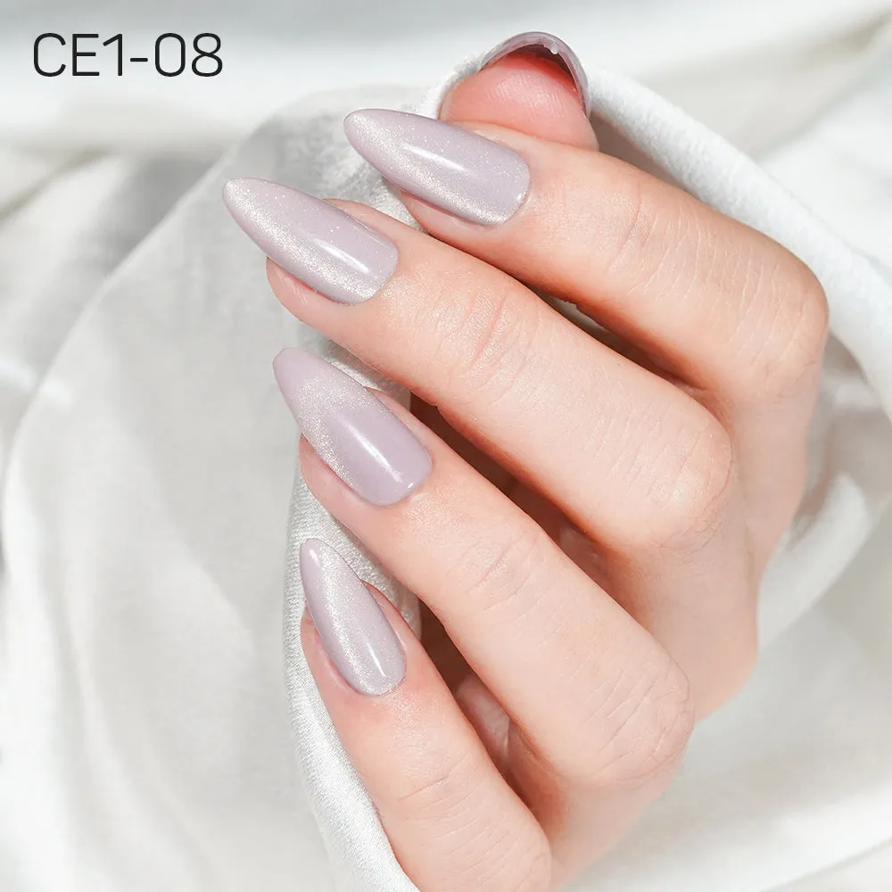 LAVIS Cat Eyes CE1 - Set 12 Colors - Gel Polish 0.5 oz - COZY CASHMERE Collection
