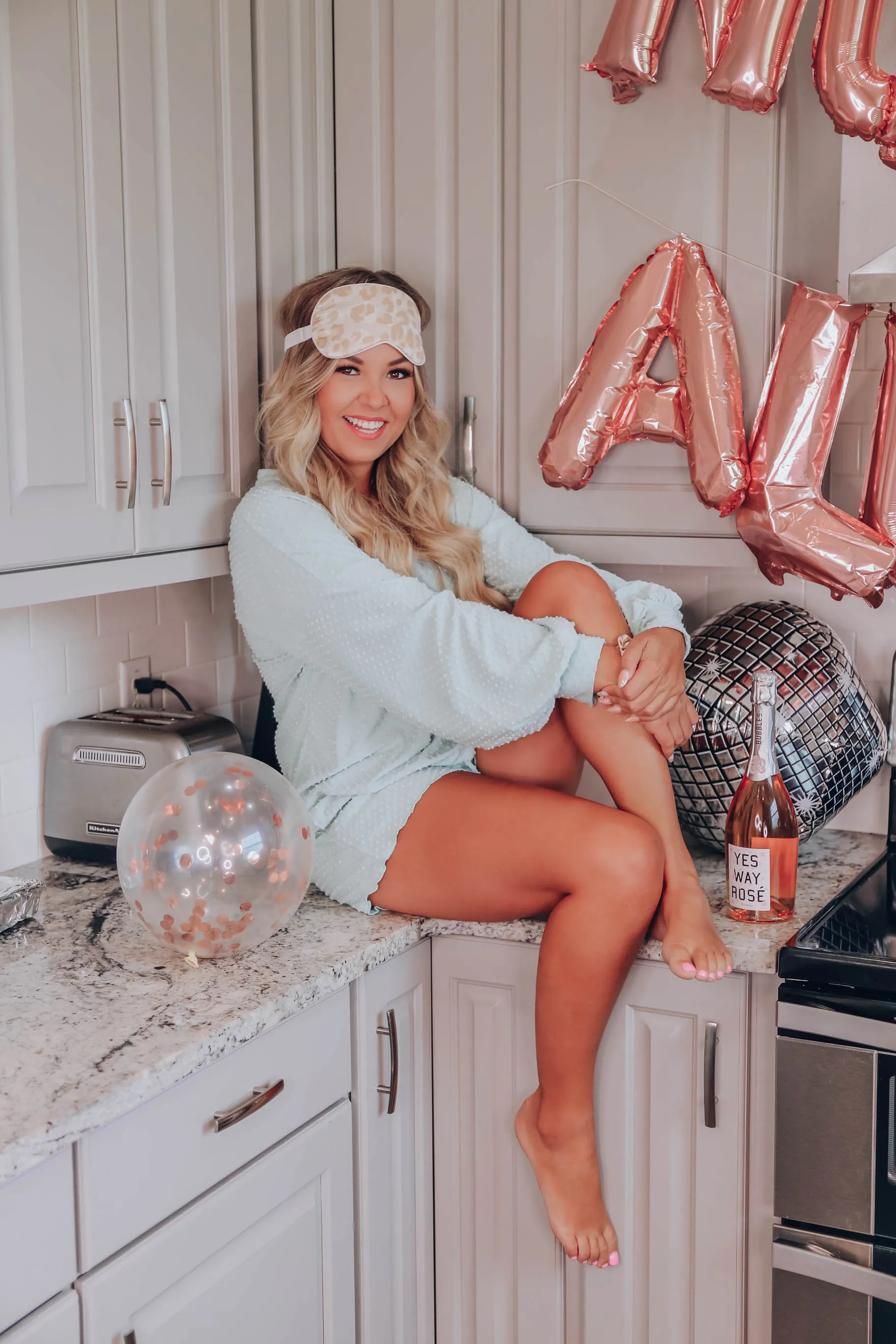 Lazy Dayz Swiss Dot PJ Set - Sage