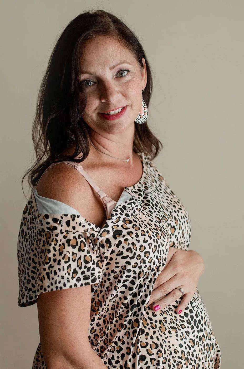 Leopard Labor & Delivery Gown