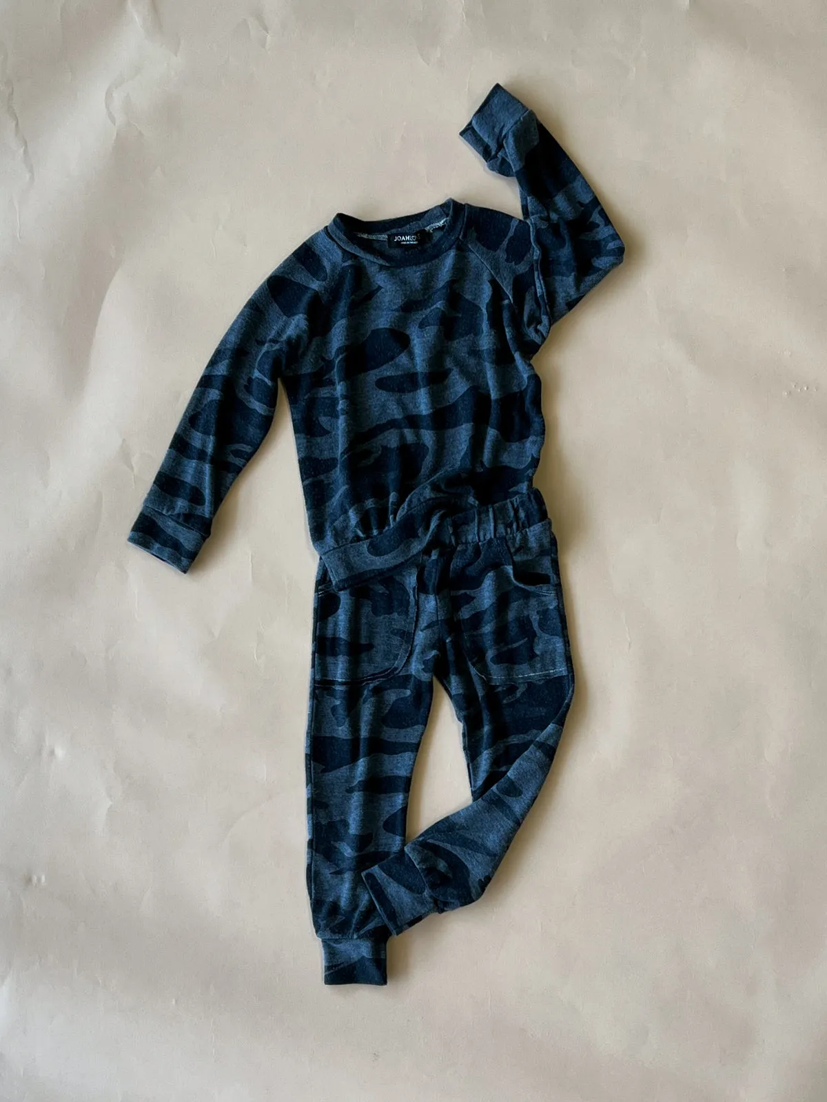 Lew Camo Joggers | Dyed Navy (Kids)