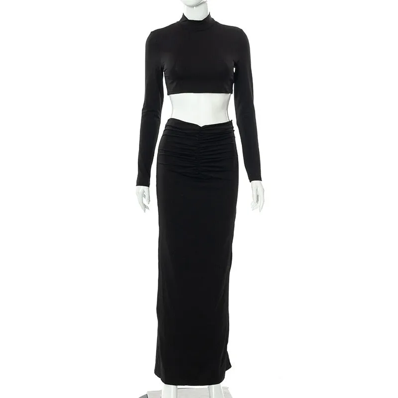 Long Ruched Matching Sets