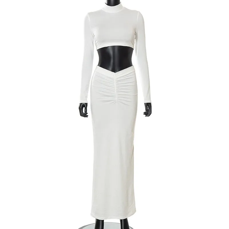 Long Ruched Matching Sets