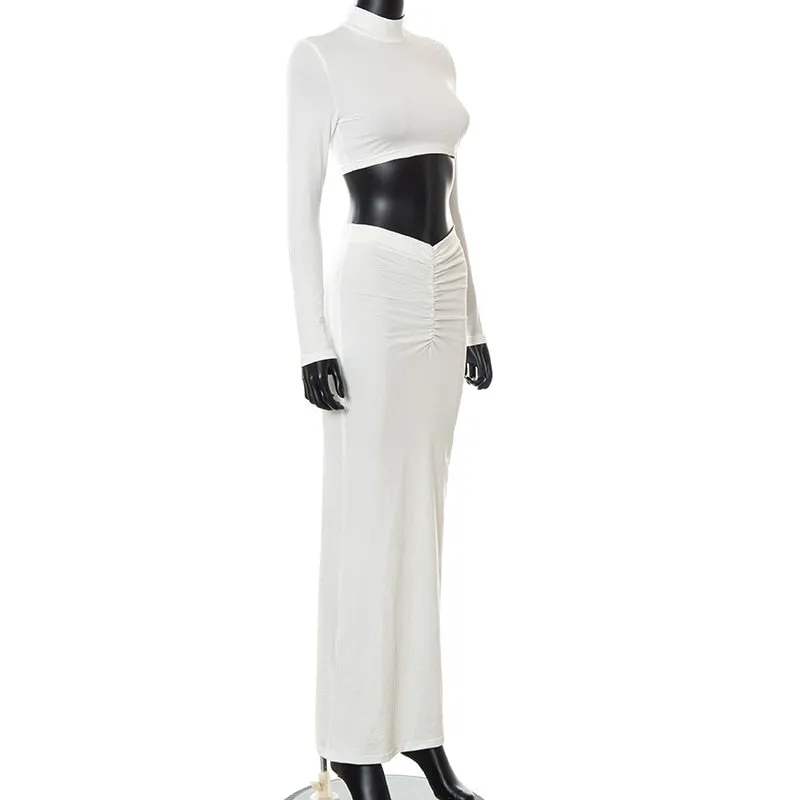 Long Ruched Matching Sets