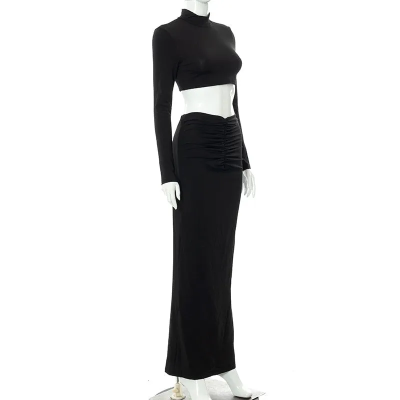 Long Ruched Matching Sets
