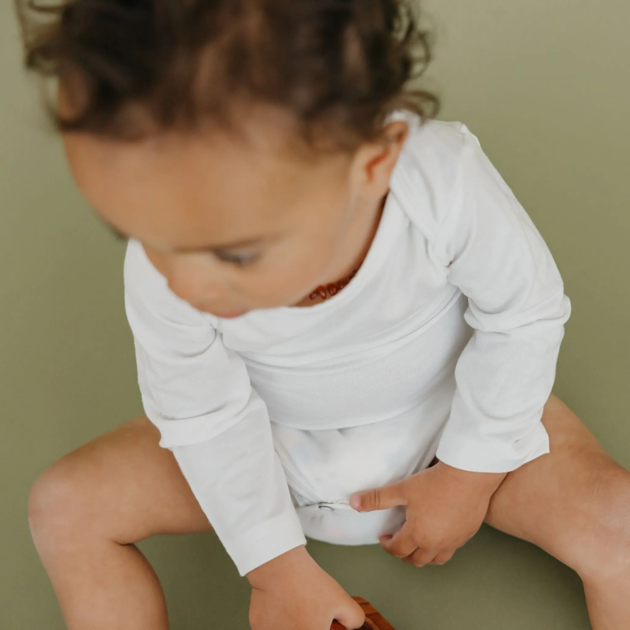 Long Sleeve Bodysuit - Dove