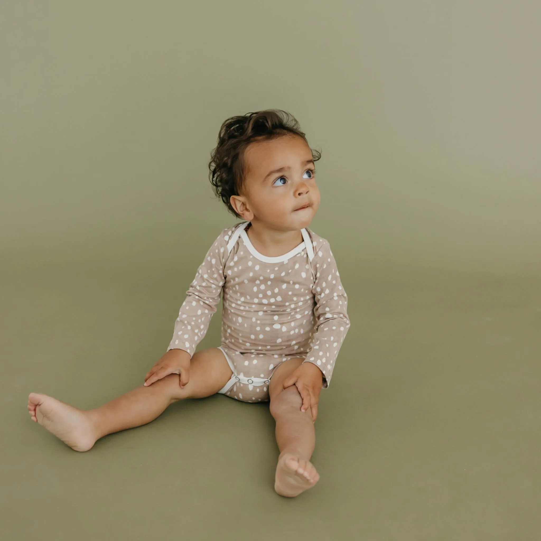 Long Sleeve Bodysuit - Fawn