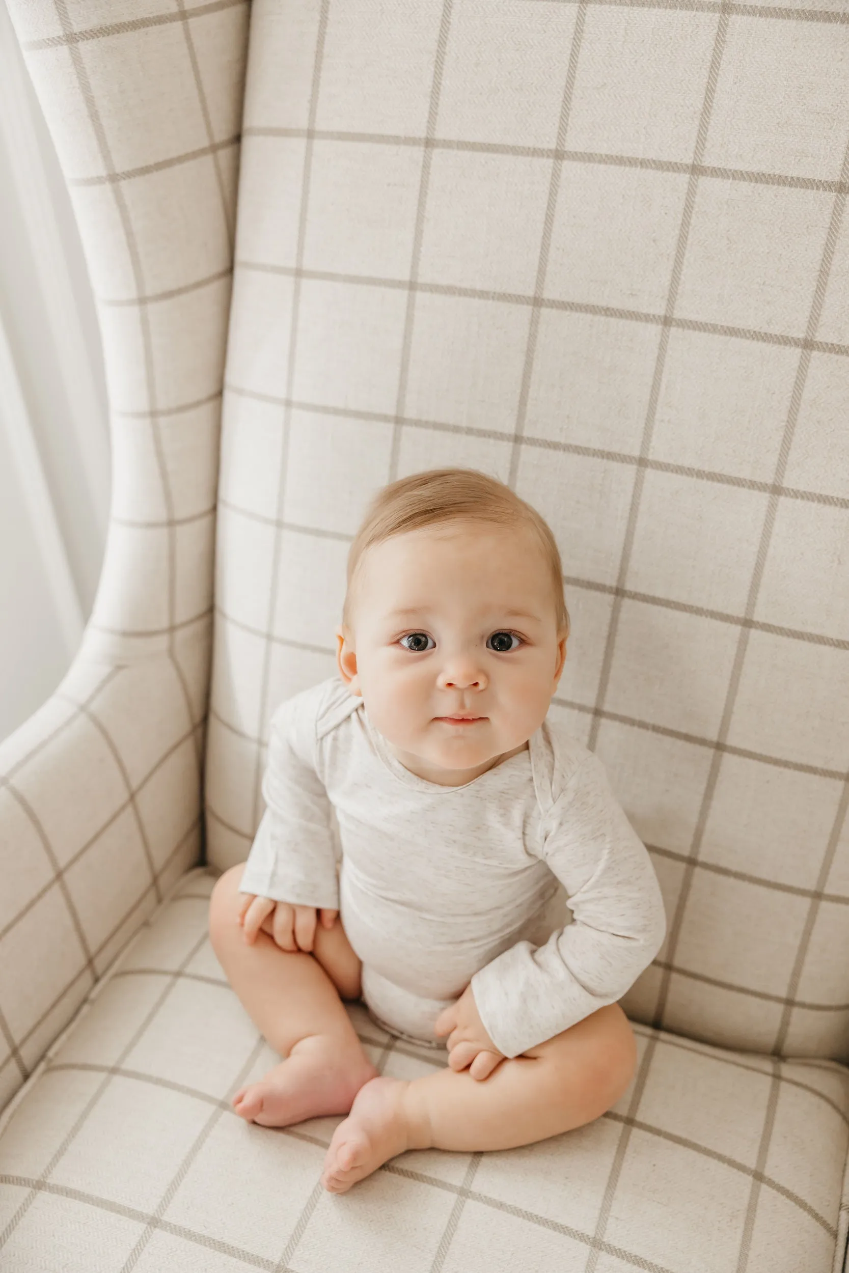 Long Sleeve Bodysuit - Oat