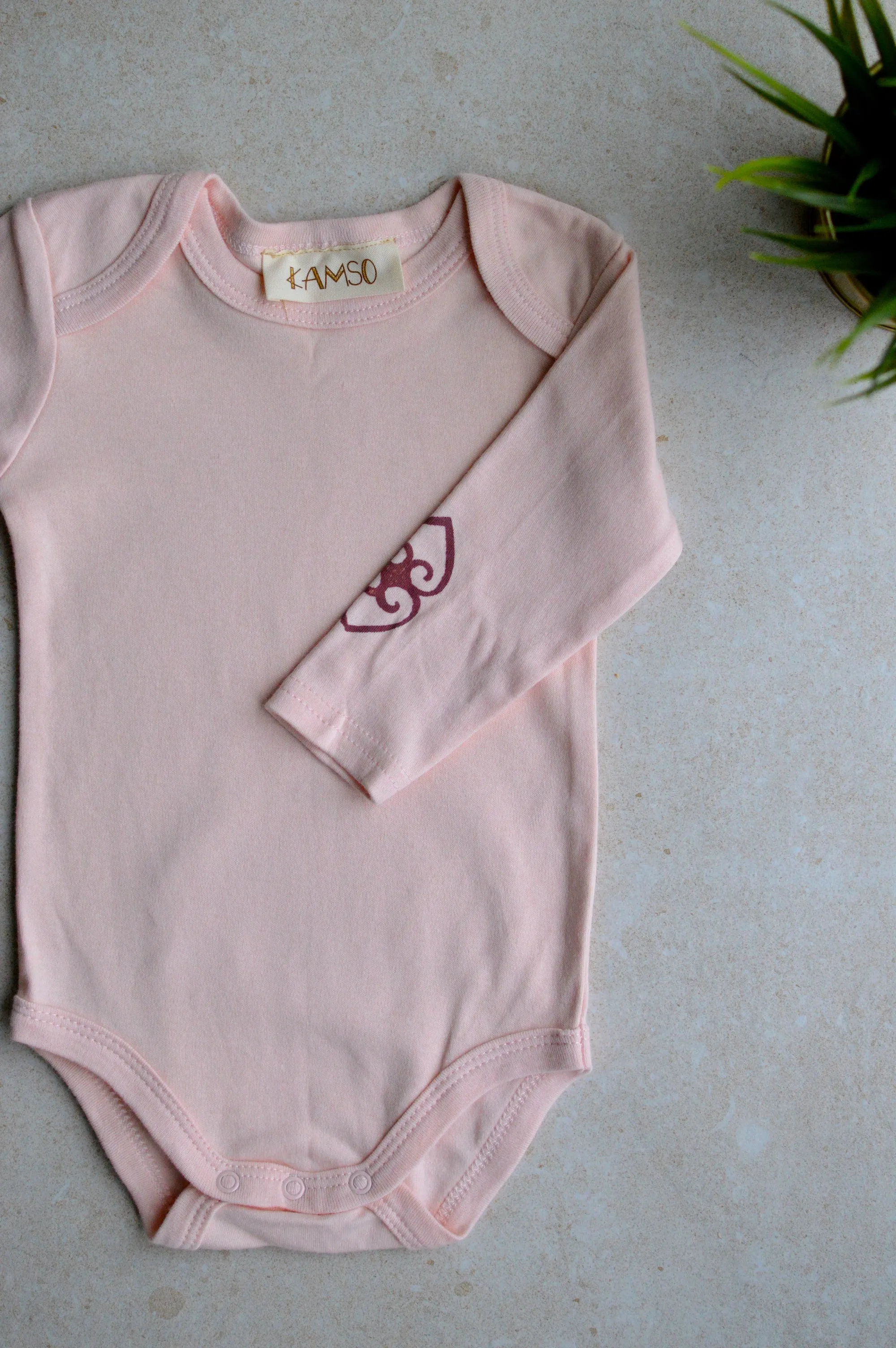 Long Sleeve Bodysuit<br> Rosewater
