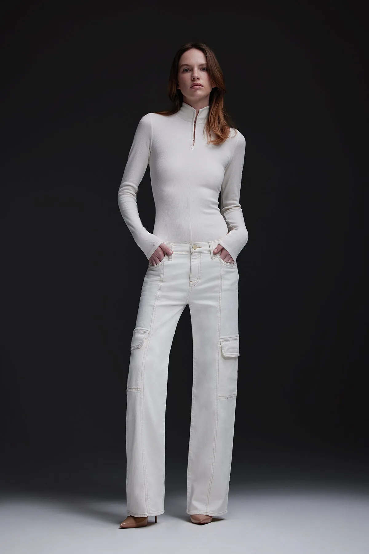 Long Sleeve Hook & Eye Bodysuit