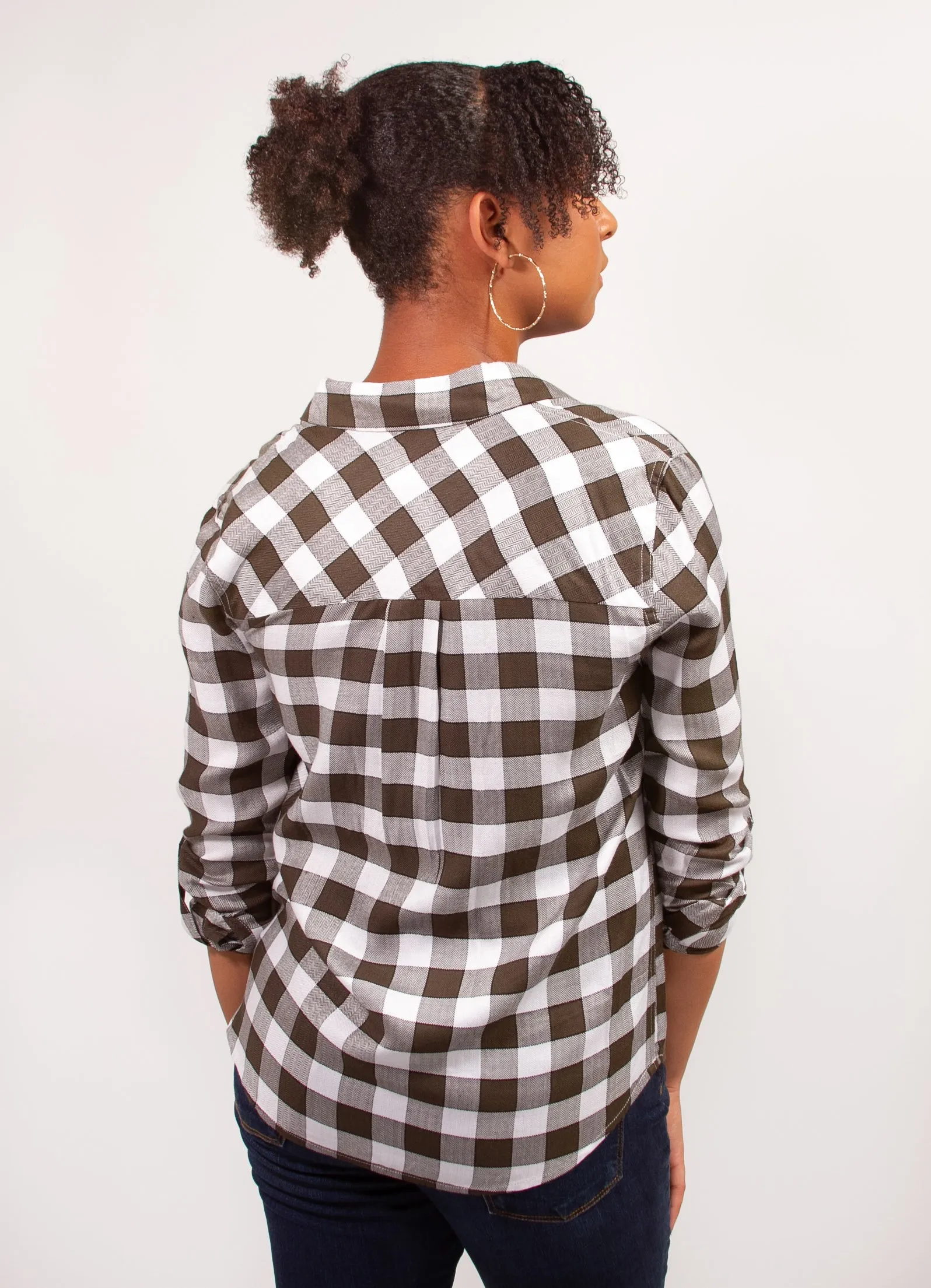 Long Sleeve Plaid Shirt