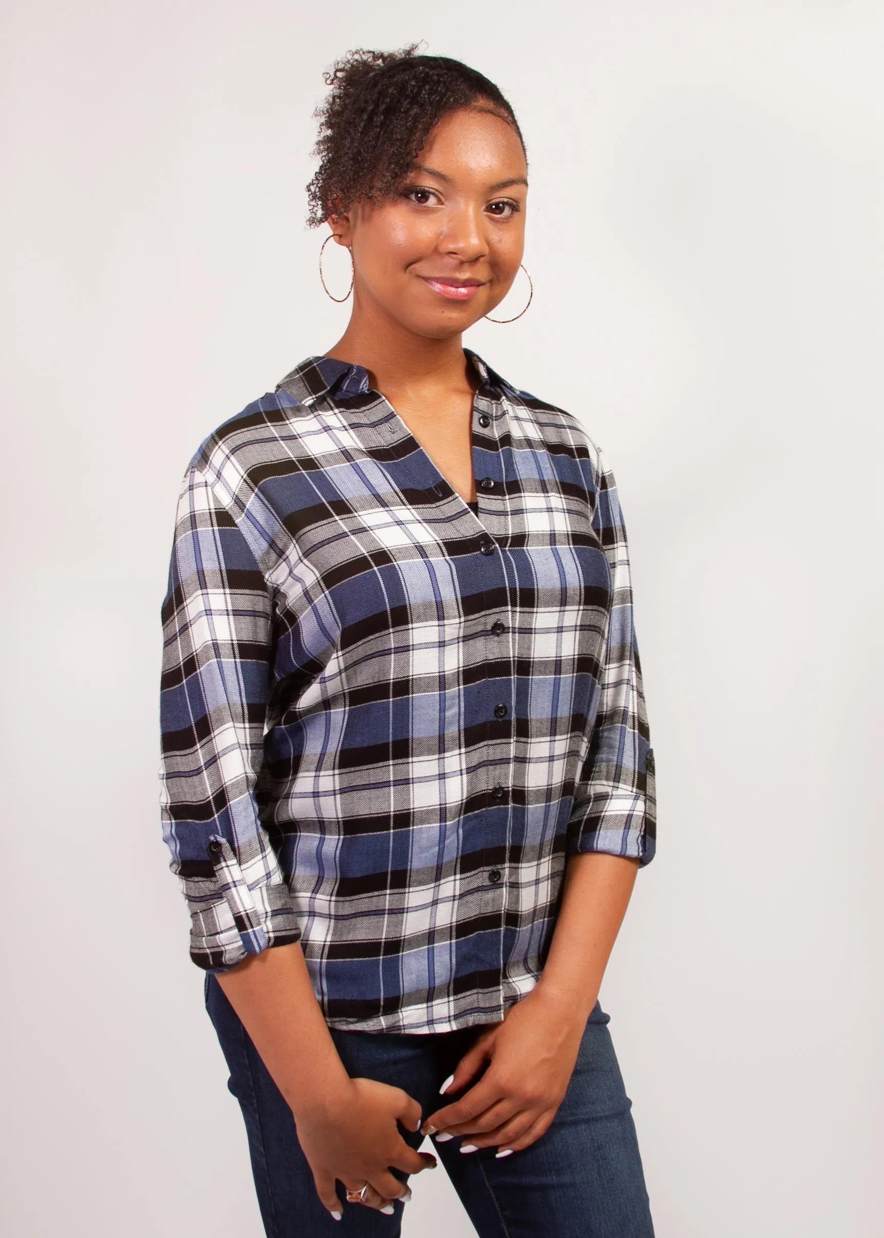 Long Sleeve Plaid Shirt