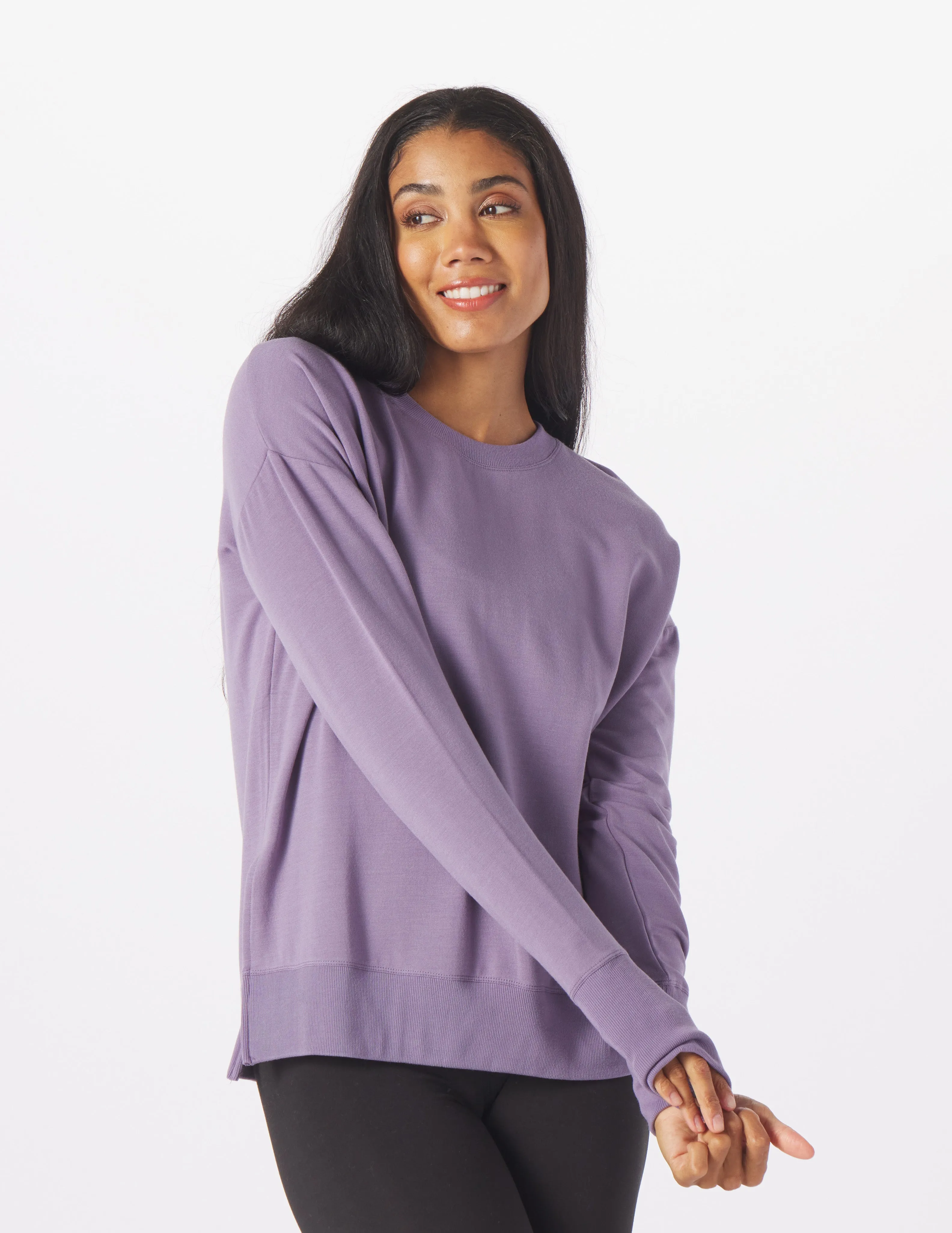 Lounge Long Sleeve: Amethyst