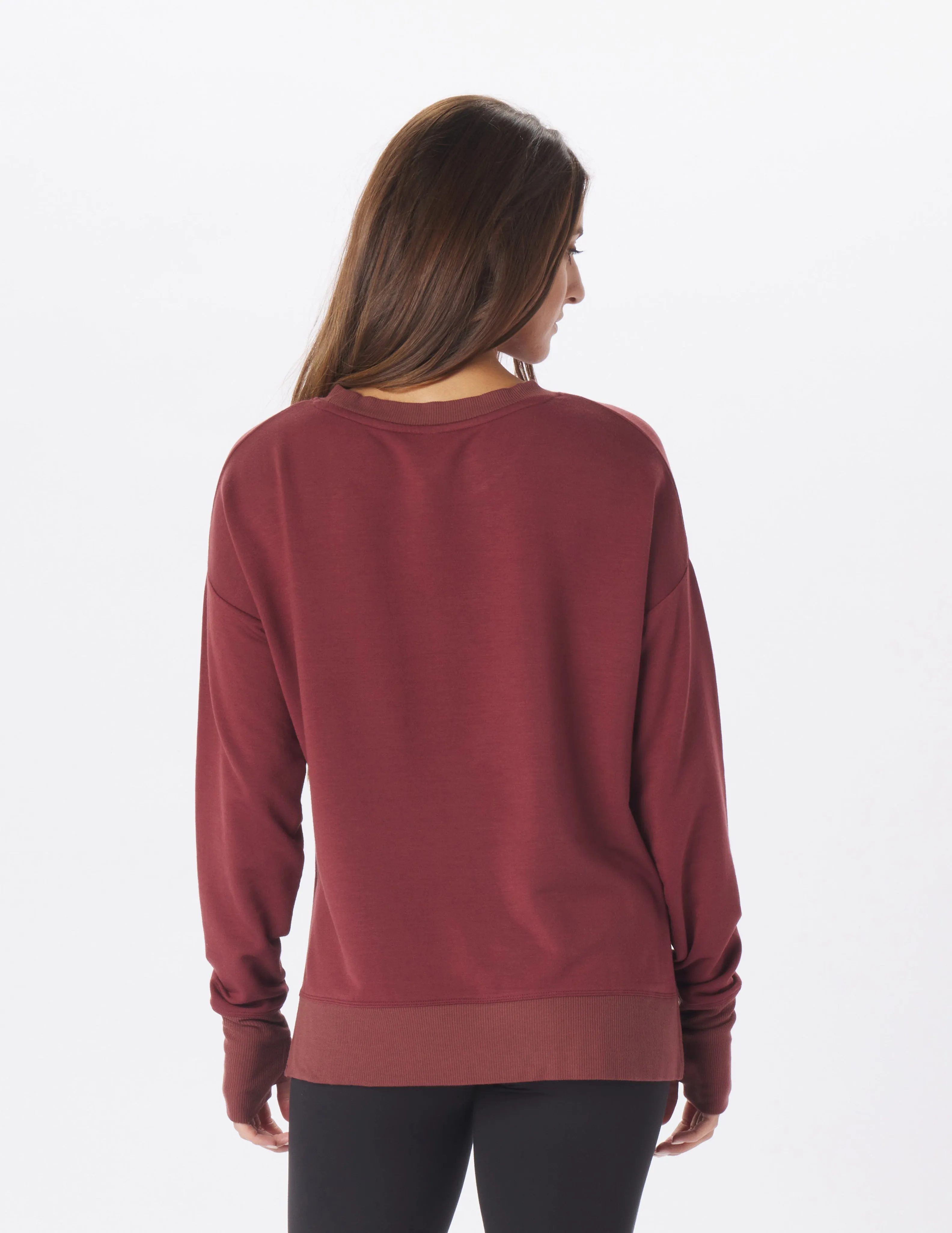 Lounge Long Sleeve: Cabernet